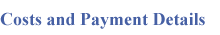 Costs and Payment Details
